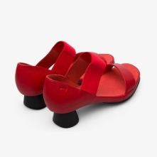 Camper Alright Heeled Sandals Red - Womens Singapore OWUJZQ-150